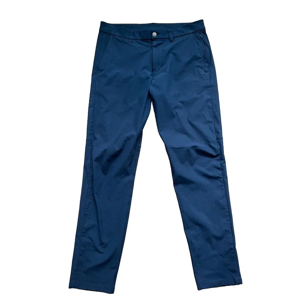 Lululemon ABC Slim-Fit 5 Pocket Pant Warpstreme size 33 in Navy